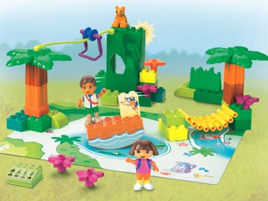 Конструктор LEGO (ЛЕГО) Explore 7333 Dora and Diego's Animal Adventure