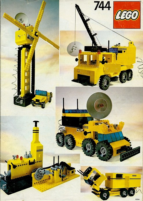 Конструктор LEGO (ЛЕГО) Basic 744 Universal Building Set with Motor, 7+