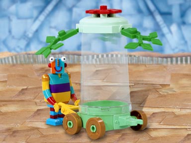 Конструктор LEGO (ЛЕГО) Explore 7445 Stripy's Flower Cart