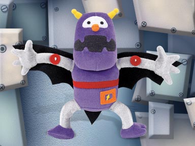 Конструктор LEGO (ЛЕГО) Gear 7461 Little Robots Scary Plush Mini