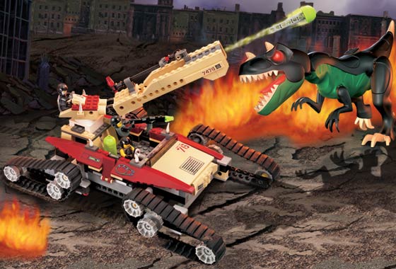 Конструктор LEGO (ЛЕГО) Dino Attack 7476 Iron Predator vs. T-Rex