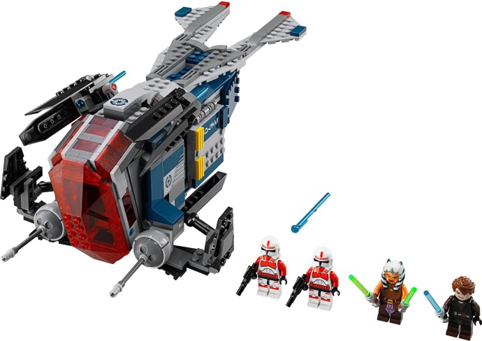 Lego gunship clone wars best sale