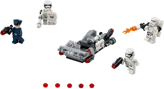Конструктор LEGO (ЛЕГО) Star Wars 75166 First Order Transport Speeder Battle Pack