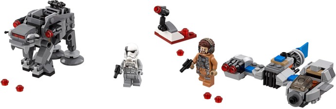 Конструктор LEGO (ЛЕГО) Star Wars 75195 Ski Speeder vs. First Order Walker Microfighters