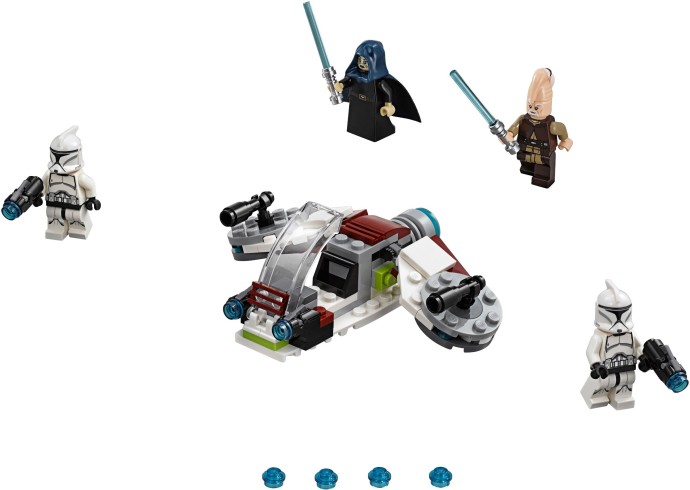 Конструктор LEGO (ЛЕГО) Star Wars 75206 Jedi and Clone Troopers Battle Pack