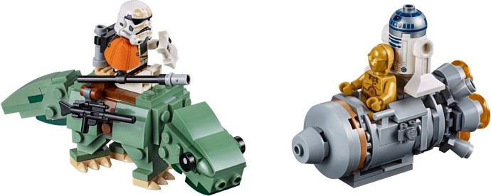 Конструктор LEGO (ЛЕГО) Star Wars 75228 Escape Pod vs. Dewback Microfighters