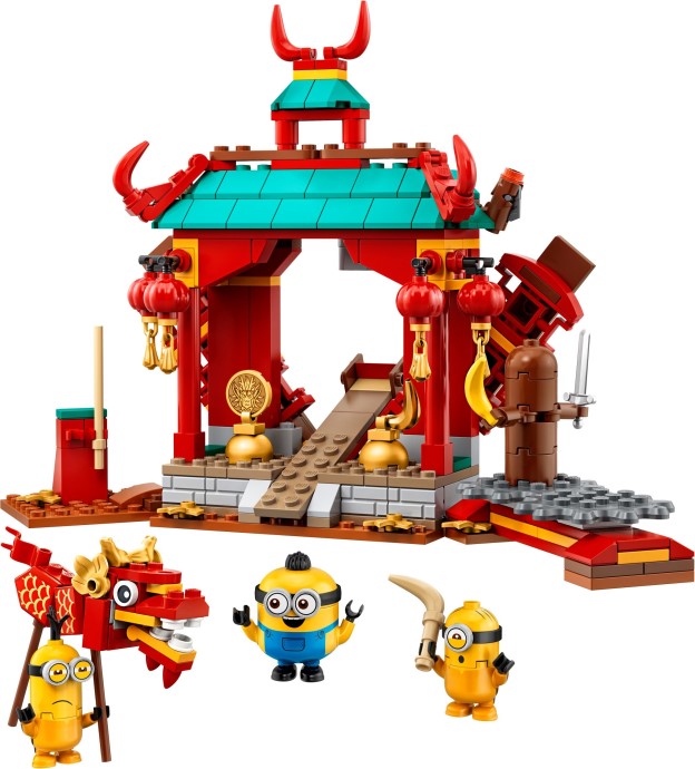 Конструктор LEGO (ЛЕГО) Minions: The Rise of Gru 75550 Minions Kung Fu Battle