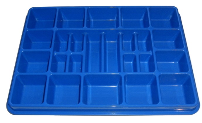 Конструктор LEGO (ЛЕГО) Gear 758 Storage Tray Blue