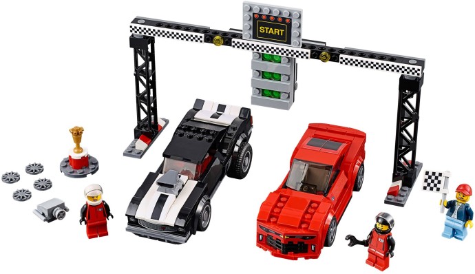 Конструктор LEGO (ЛЕГО) Speed Champions 75874 Chevrolet Camaro Drag Race