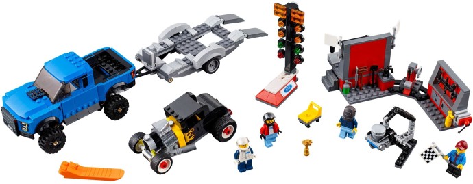 Конструктор LEGO (ЛЕГО) Speed Champions 75875 Ford F-150 Raptor & Ford Model A Hot Rod