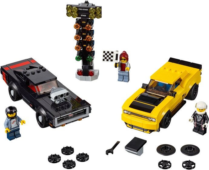 Конструктор LEGO (ЛЕГО) Speed Champions 75893 2018 Dodge Challenger SRT Demon and 1970 Dodge Charger R/T