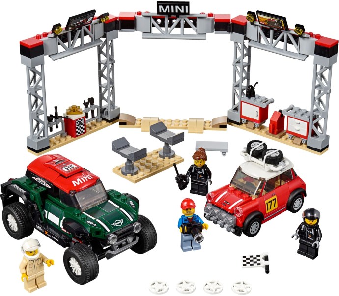Конструктор LEGO (ЛЕГО) Speed Champions 75894 1967 Mini Cooper S Rally and 2018 MINI John Cooper Works Buggy