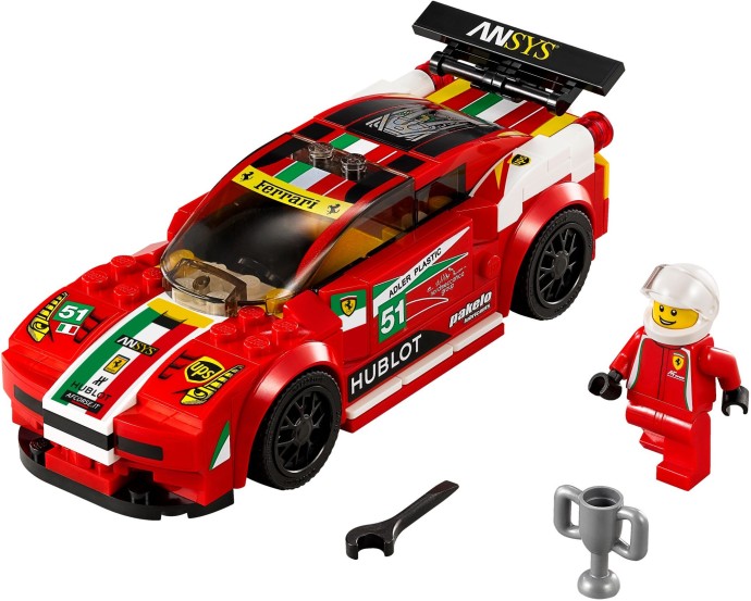 Конструктор LEGO (ЛЕГО) Speed Champions 75908 458 Italia GT2