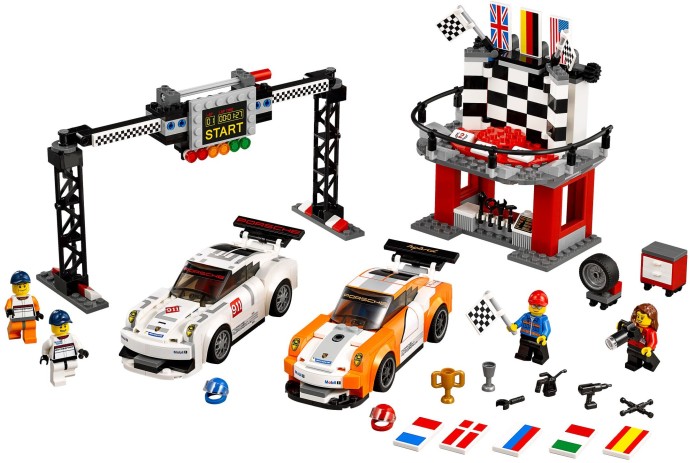 Конструктор LEGO (ЛЕГО) Speed Champions 75912 Porsche 911 GT Finish Line