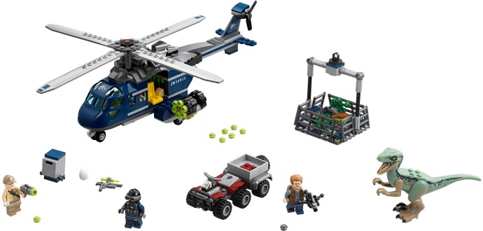 Конструктор LEGO (ЛЕГО) Jurassic World 75928 Blue's Helicopter Pursuit