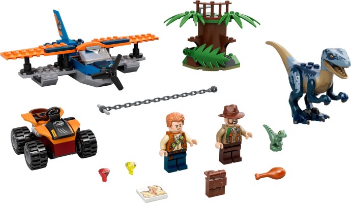 Конструктор LEGO (ЛЕГО) Jurassic World 75942 Velociraptor: Biplane Rescue Mission