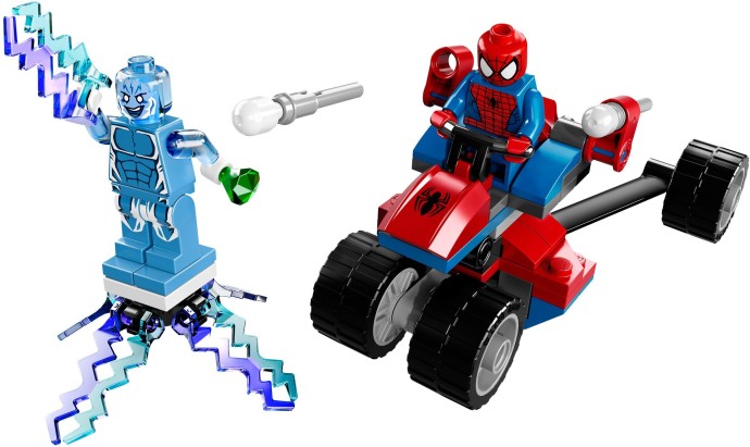 Конструктор LEGO (ЛЕГО) Marvel Super Heroes 76014 Spider-Trike vs. Electro