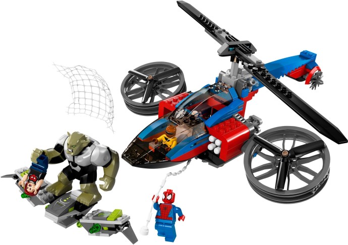Конструктор LEGO (ЛЕГО) Marvel Super Heroes 76016 Spider-Helicopter Rescue