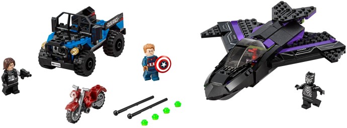 Конструктор LEGO (ЛЕГО) Marvel Super Heroes 76047 Black Panther Pursuit