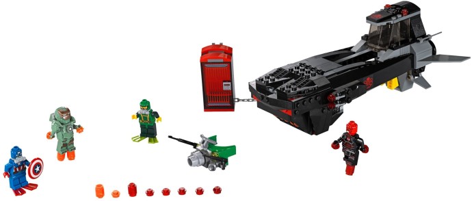Конструктор LEGO (ЛЕГО) Marvel Super Heroes 76048 Iron Skull Sub Attack
