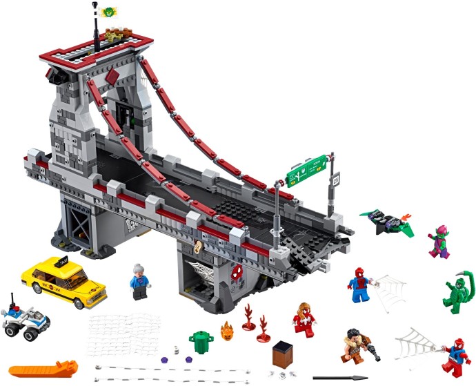 Конструктор LEGO (ЛЕГО) Marvel Super Heroes 76057 Spider-Man: Web Warriors Ultimate Bridge Battle