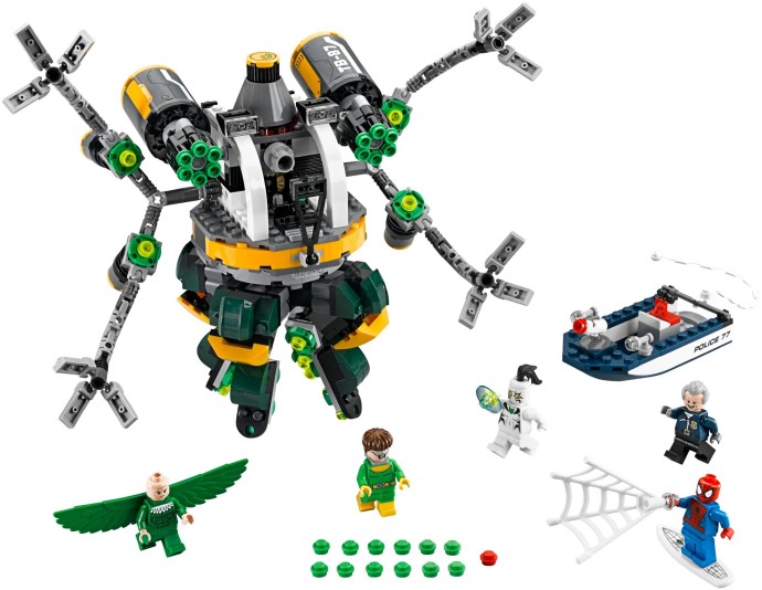 Конструктор LEGO (ЛЕГО) Marvel Super Heroes 76059 Spider-Man: Doc Ock's Tentacle Trap