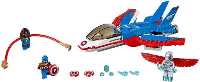 Конструктор LEGO (ЛЕГО) Marvel Super Heroes 76076 Captain America Jet Pursuit