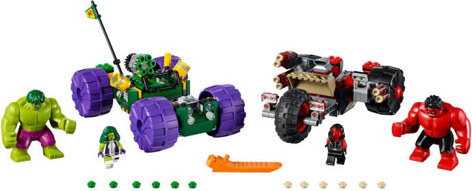 Конструктор LEGO (ЛЕГО) Marvel Super Heroes 76078 Hulk vs. Red Hulk
