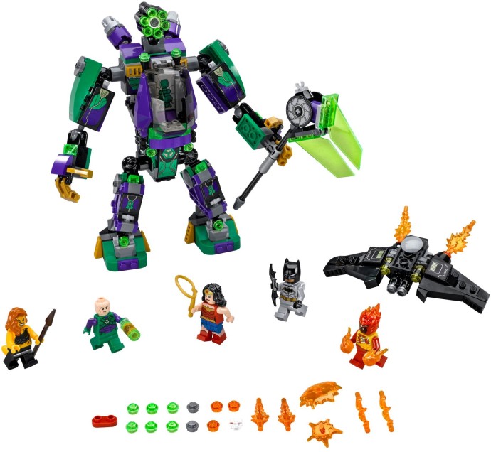 Конструктор LEGO (ЛЕГО) DC Comics Super Heroes 76097 Lex Luthor Mech Takedown