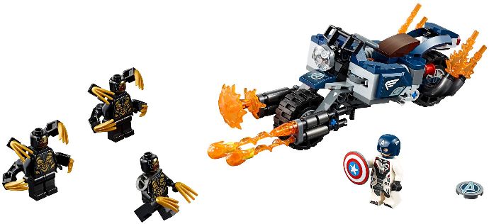 Конструктор LEGO (ЛЕГО) Marvel Super Heroes 76123 Captain America: Outriders Attack