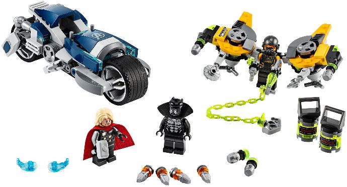 Конструктор LEGO (ЛЕГО) Marvel Super Heroes 76142 Avengers Speeder Bike Attack