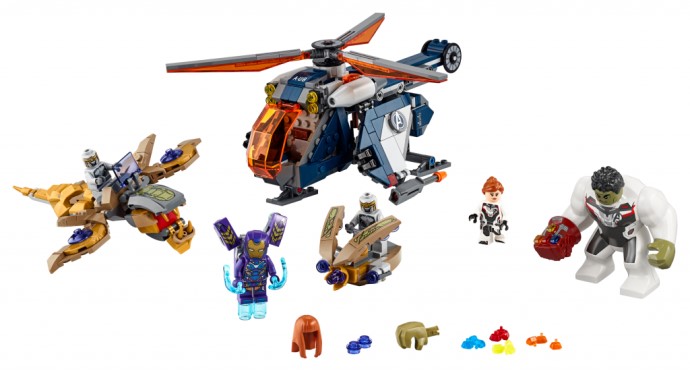 Конструктор LEGO (ЛЕГО) Marvel Super Heroes 76144 Hulk Helicopter Drop
