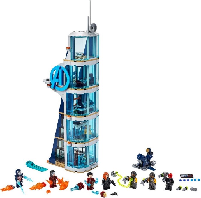 Конструктор LEGO (ЛЕГО) Marvel Super Heroes 76166 Avengers Tower Battle