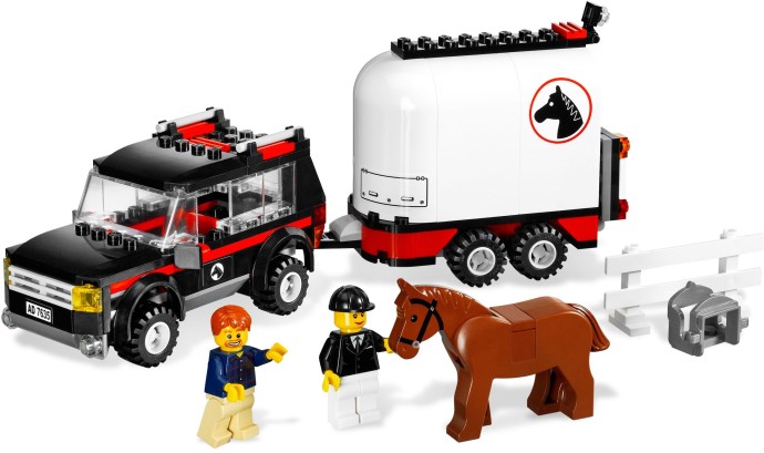 Конструктор LEGO (ЛЕГО) City 7635 4WD with Horse Trailer