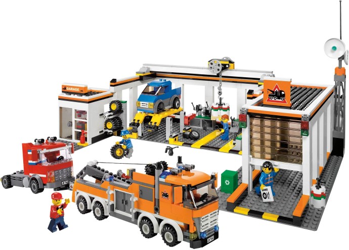 Lego city garage set best sale
