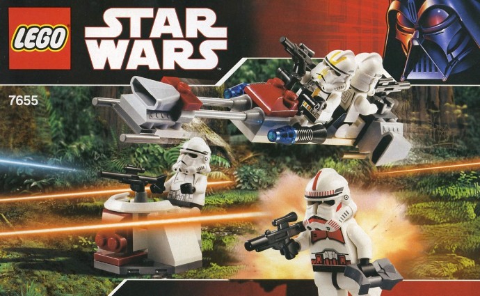 Конструктор LEGO (ЛЕГО) Star Wars 7655 Clone Troopers Battle Pack