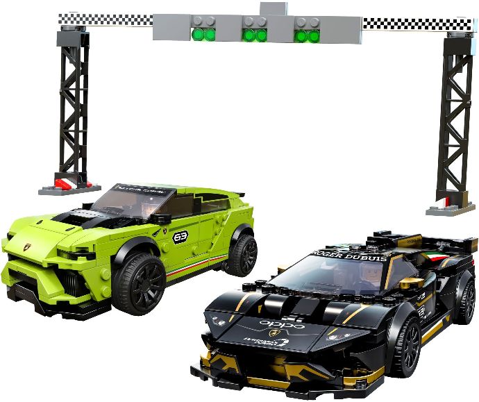 Конструктор LEGO (ЛЕГО) Speed Champions 76899 Lamborghini Huracán Super Trofeo EVO & Urus ST-X 