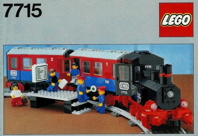 Конструктор LEGO (ЛЕГО) Trains 7715 Push-Along Passenger Steam Train
