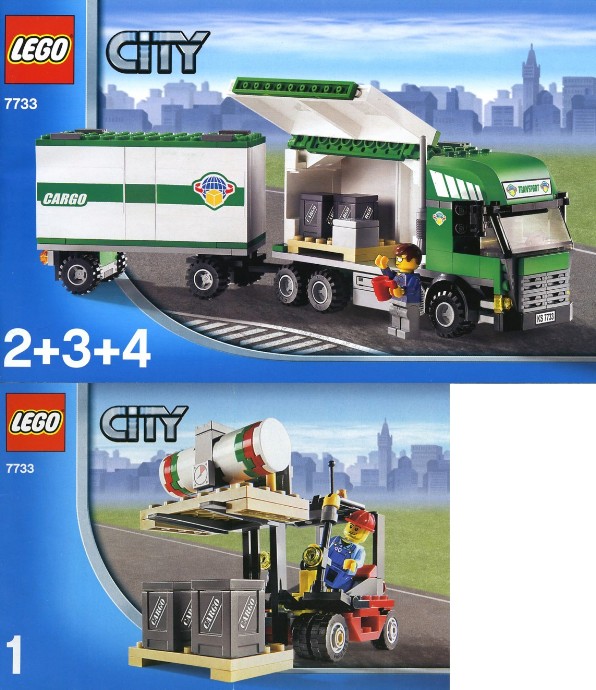 Конструктор LEGO (ЛЕГО) City 7733 Truck & Forklift