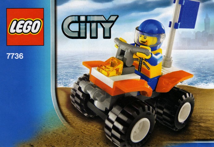 Конструктор LEGO (ЛЕГО) City 7736 Coast Guard Quad Bike