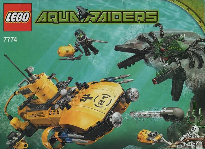 Конструктор LEGO (ЛЕГО) Aqua Raiders 7774 Crab Crusher
