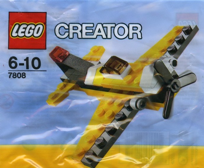 Конструктор LEGO (ЛЕГО) Creator 7808 Yellow Airplane