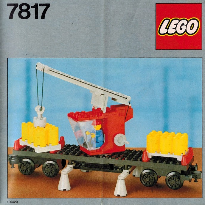 Конструктор LEGO (ЛЕГО) Trains 7817 Crane Wagon
