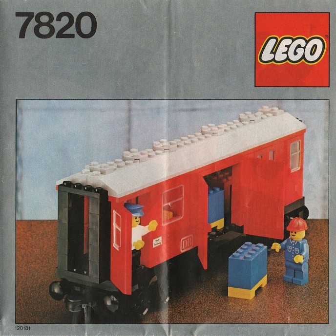 Конструктор LEGO (ЛЕГО) Trains 7820 Mail Van