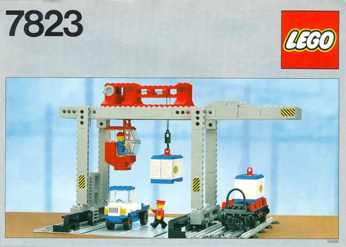 Конструктор LEGO (ЛЕГО) Trains 7823 Container Crane Depot