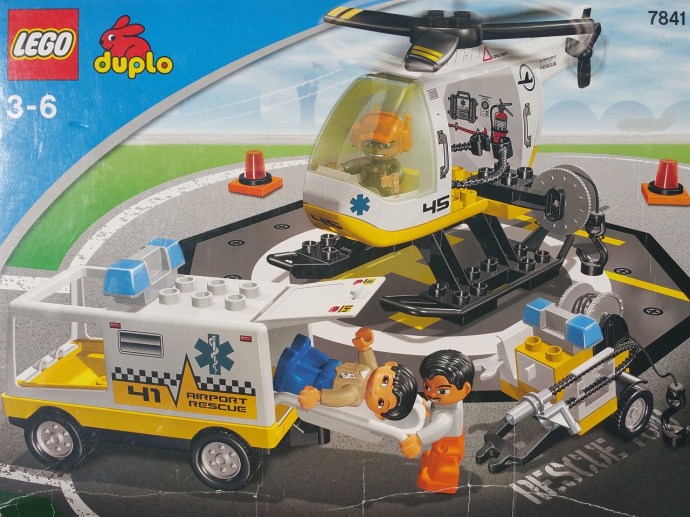 Конструктор LEGO (ЛЕГО) Duplo 7841 Helicopter Rescue Unit