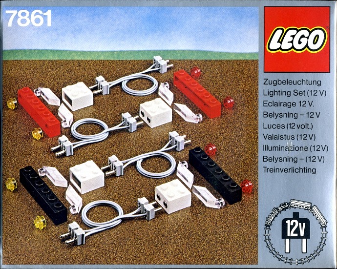 Конструктор LEGO (ЛЕГО) Trains 7861 Lighting Set Electric 12 V
