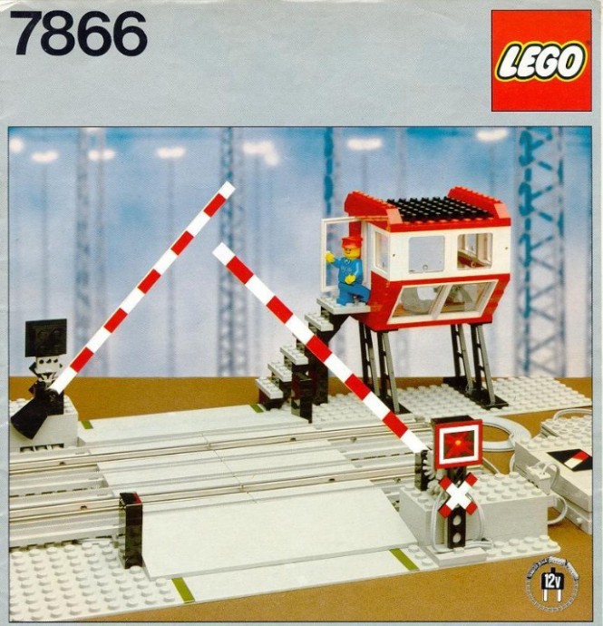Конструктор LEGO (ЛЕГО) Trains 7866 Remote Controlled Road Crossing 12 V