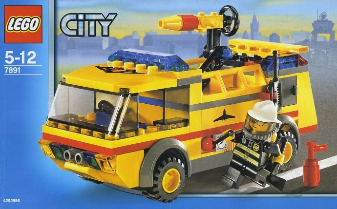 Конструктор LEGO (ЛЕГО) City 7891 Airport Fire Truck
