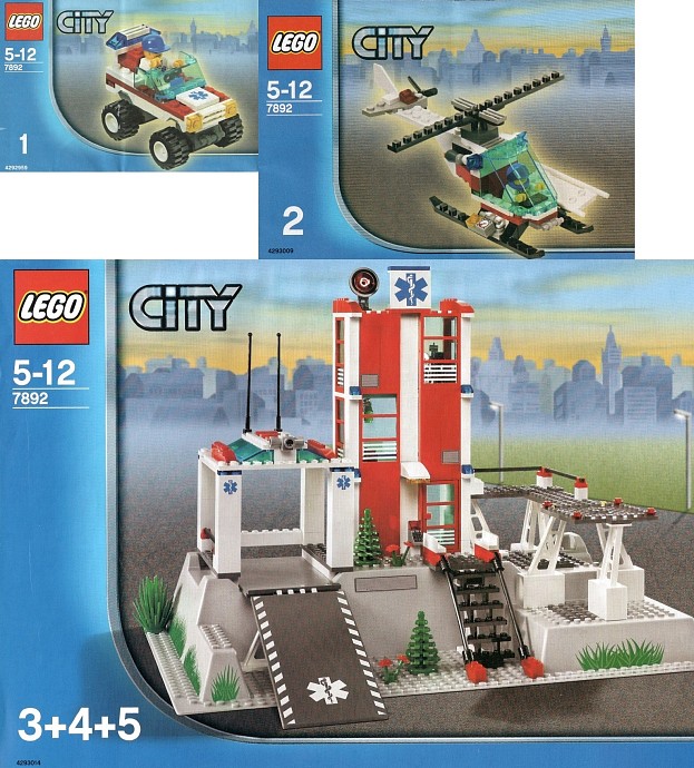 Конструктор LEGO (ЛЕГО) City 7892 Hospital